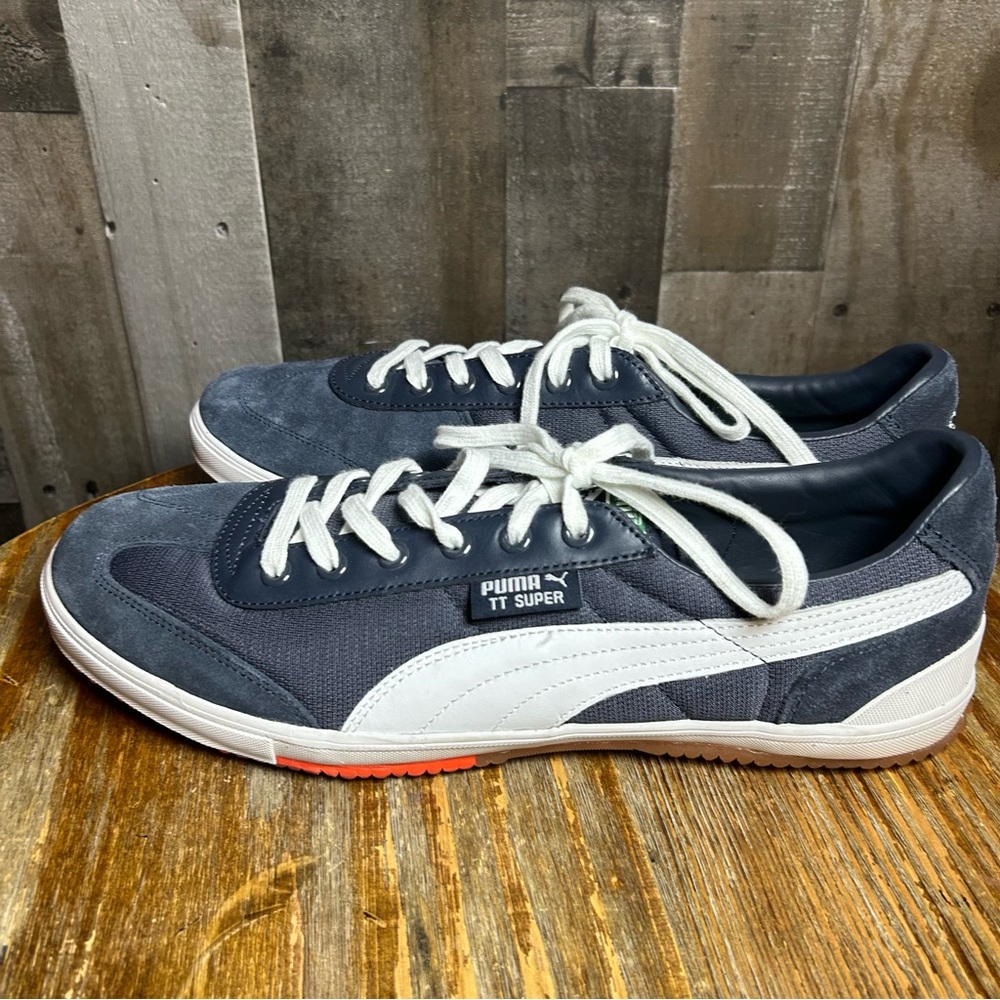 Puma TT Super Men's Gray and White Sneakers